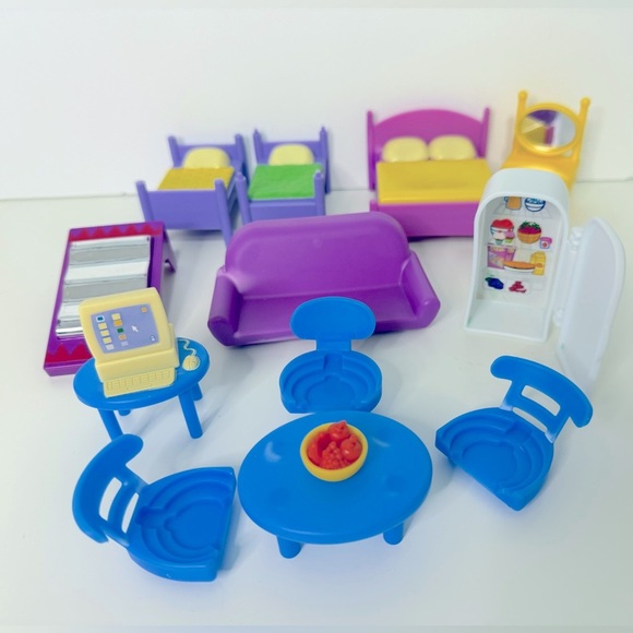 Peppa Pig Family Playset Lot with Furniture - Multicolor - Picture 6 of 7